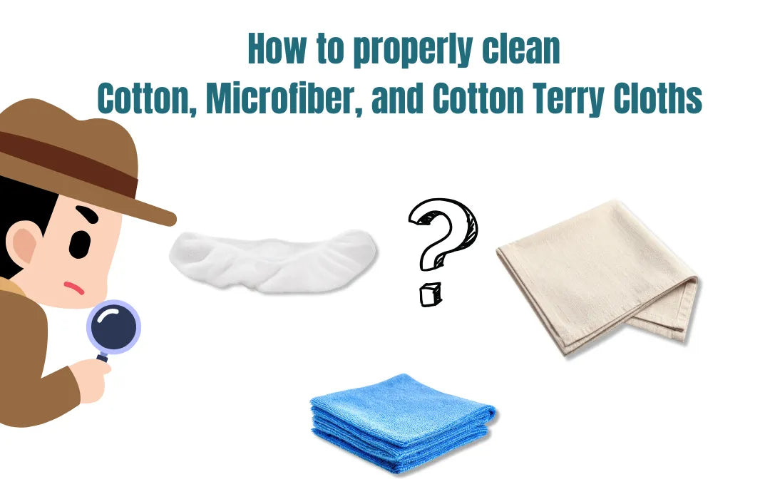 How to Properly Clean Cotton, Microfiber, and Terry Cleaning Cloths