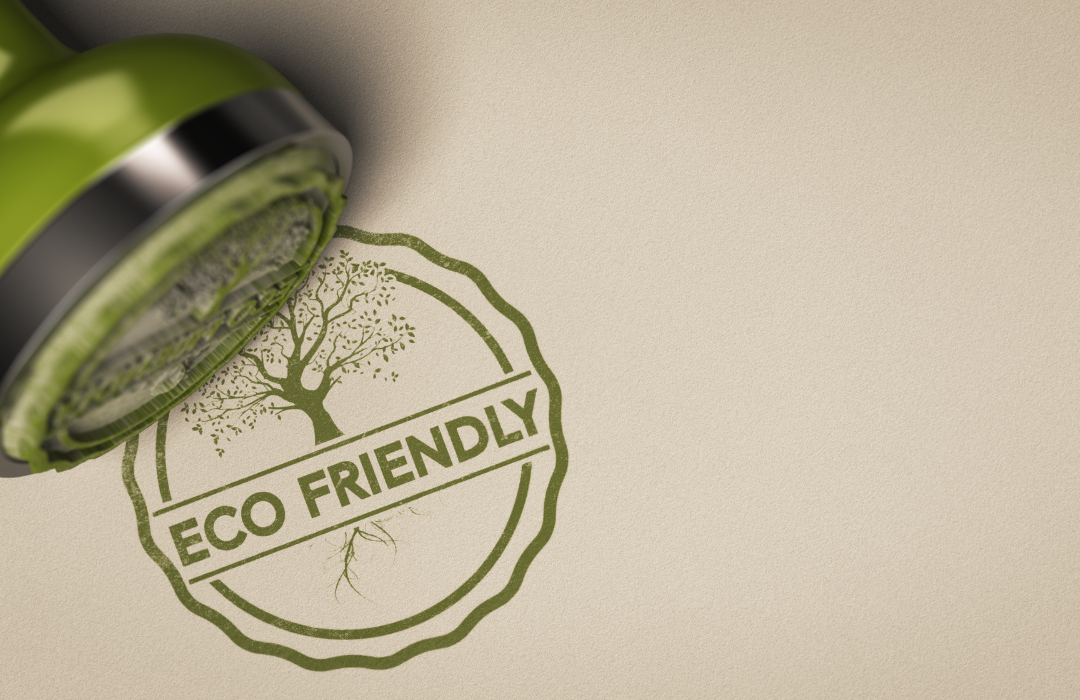 "Eco-friendly symbol representing environmentally conscious cleaning products, highlighting sustainability and science