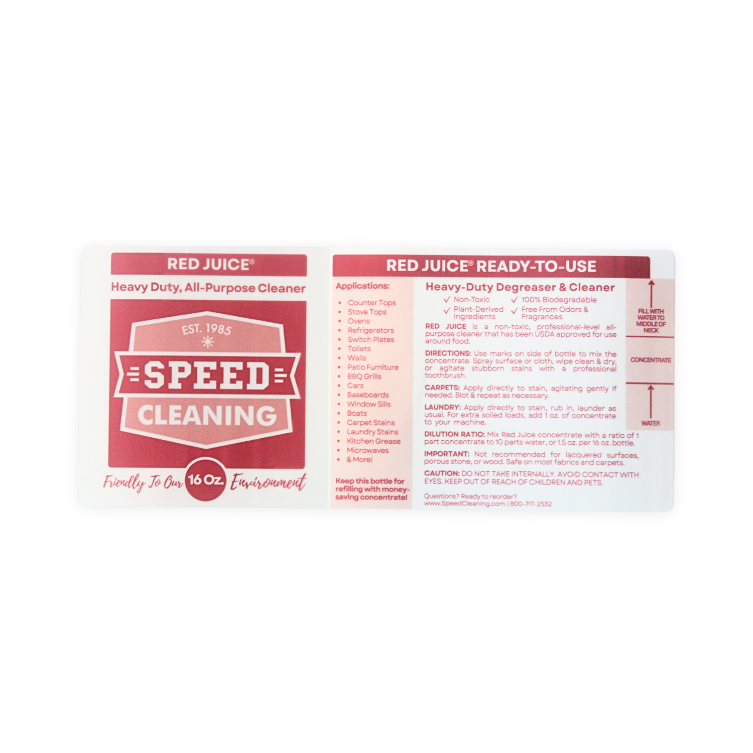 Speed Cleaning Ready-To-Use Labels (20 pack)