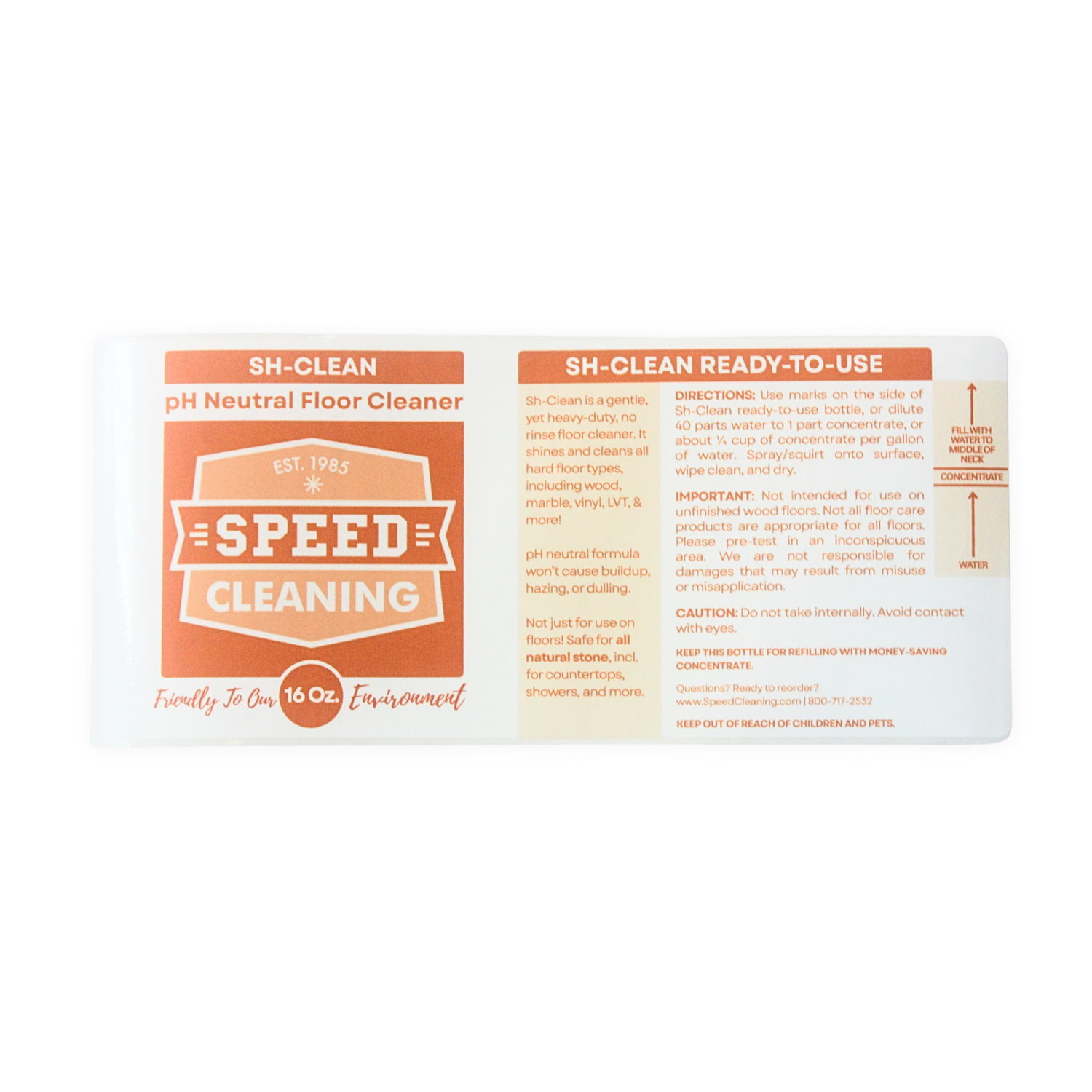 Speed Cleaning Ready-To-Use Labels (20 pack)