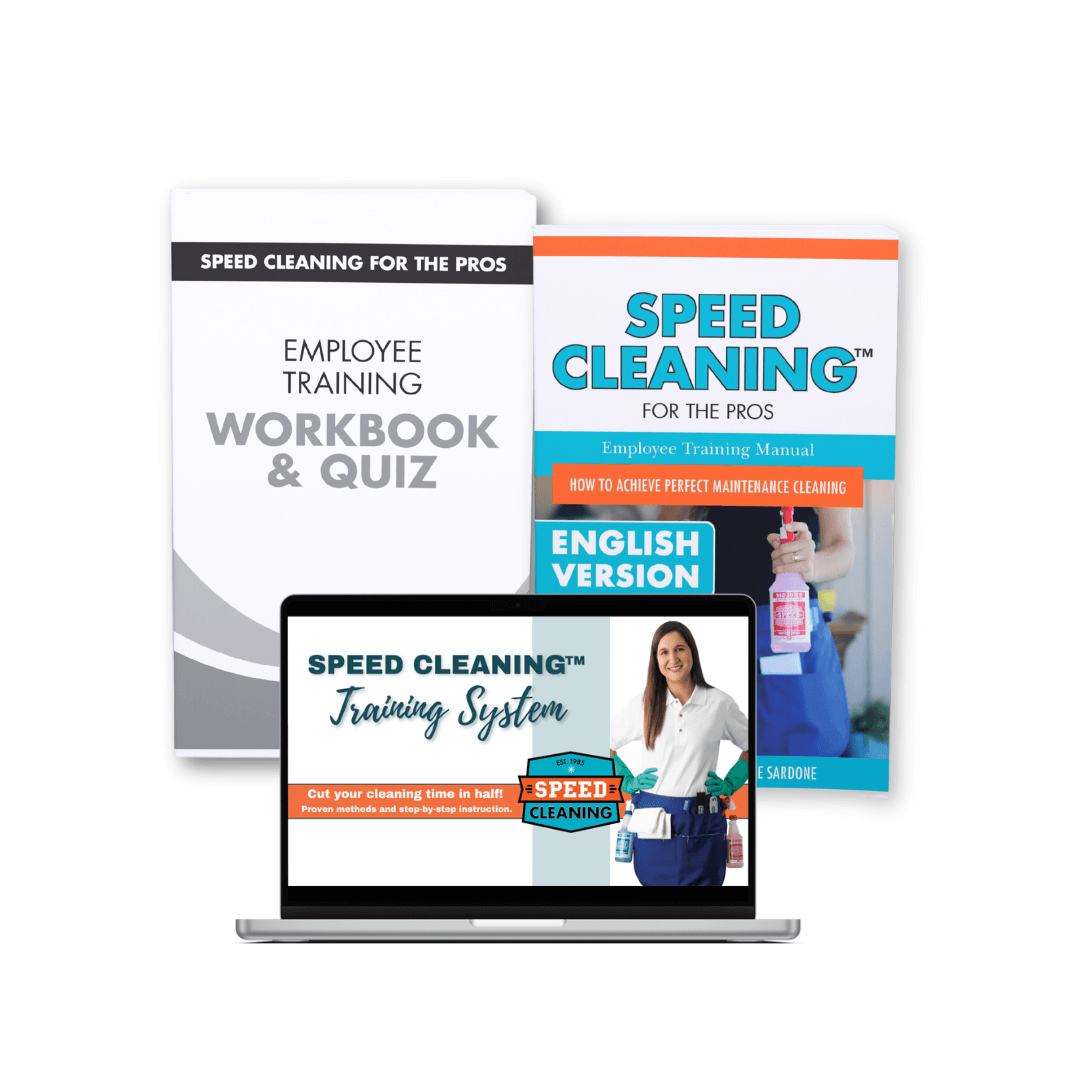 Speed Cleaning Employee Training Trio For House Cleaning Professionals