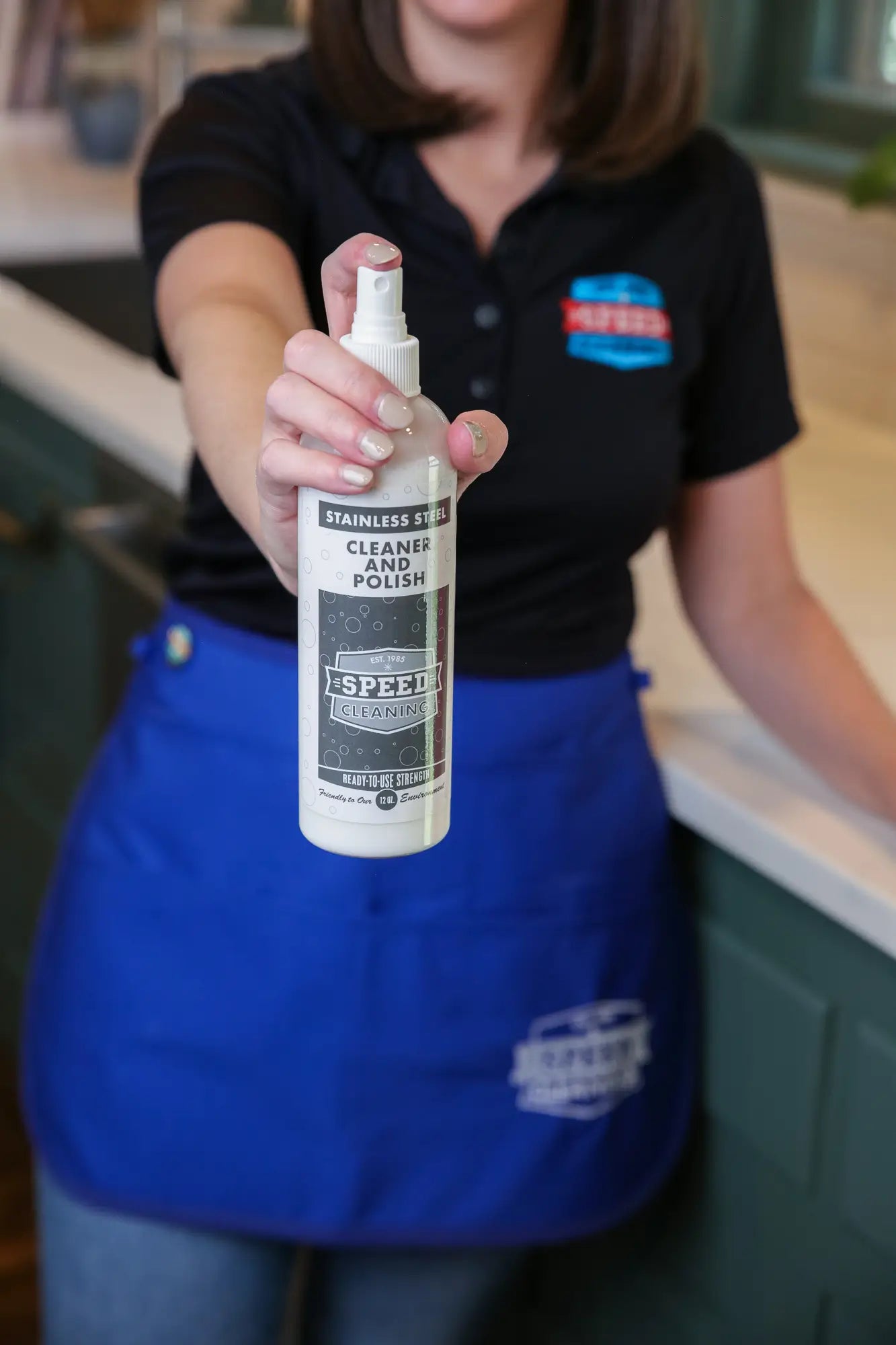 Stainless Steel Cleaner & Polish (12 Oz.) W/Mist Sprayer - Thumbnail 5