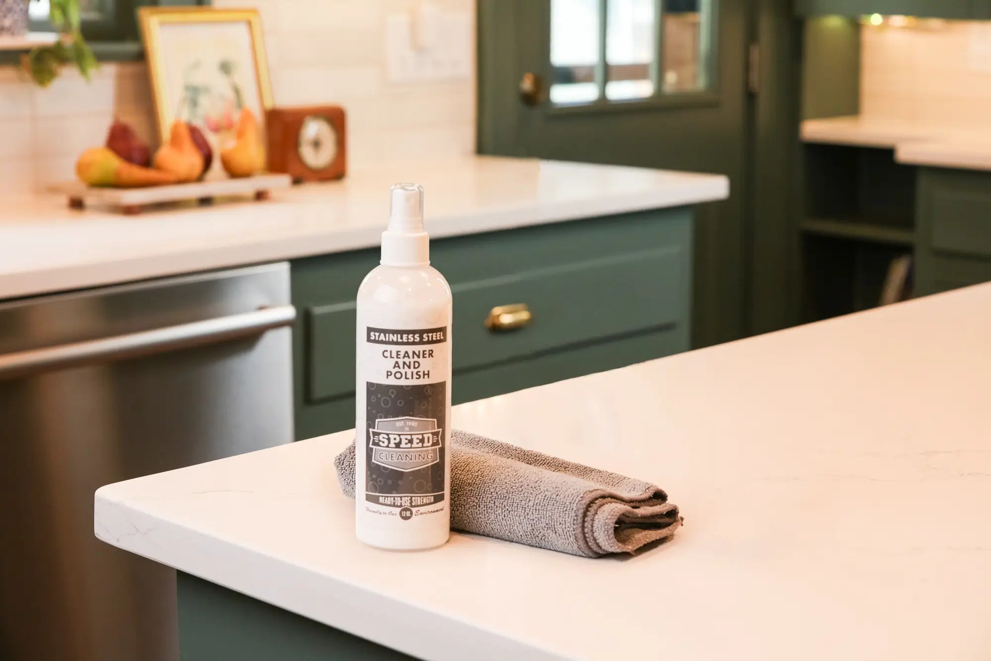 Stainless Steel Cleaner & Polish (12 Oz.) W/Mist Sprayer - Thumbnail 2