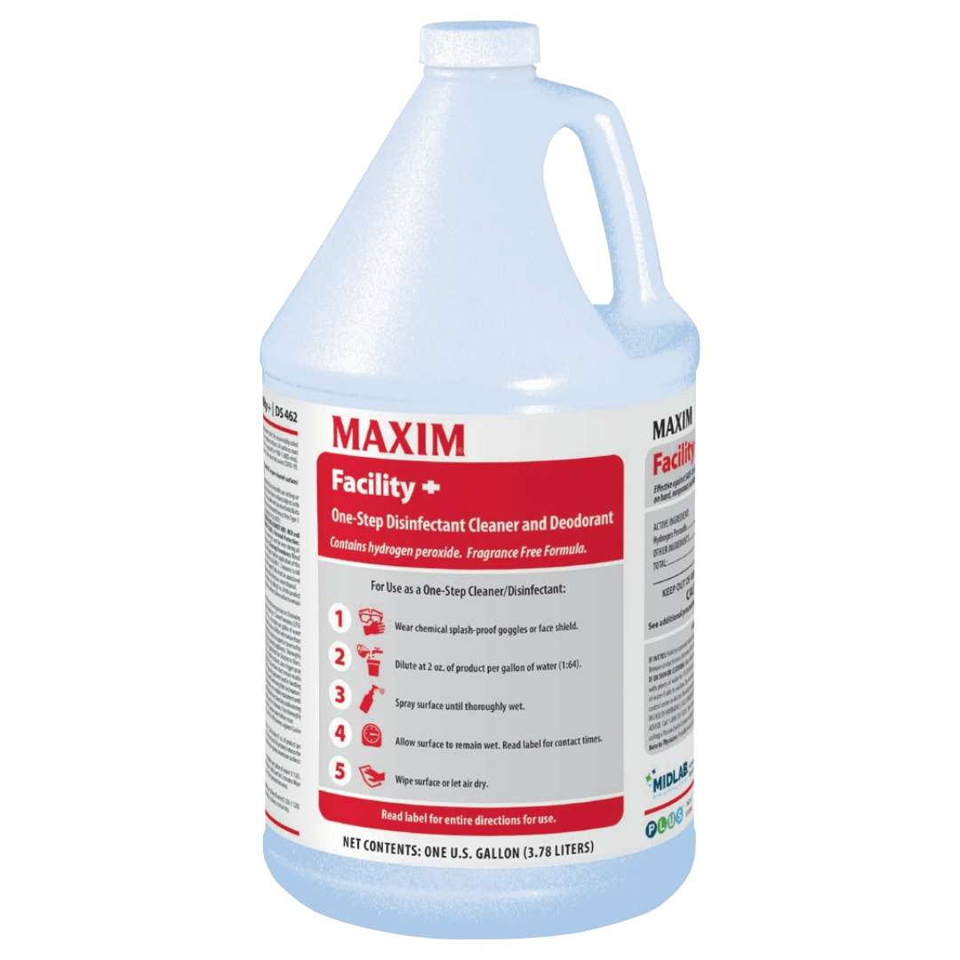 Maxim Facility+ Concentrate and RTU Bottle product image