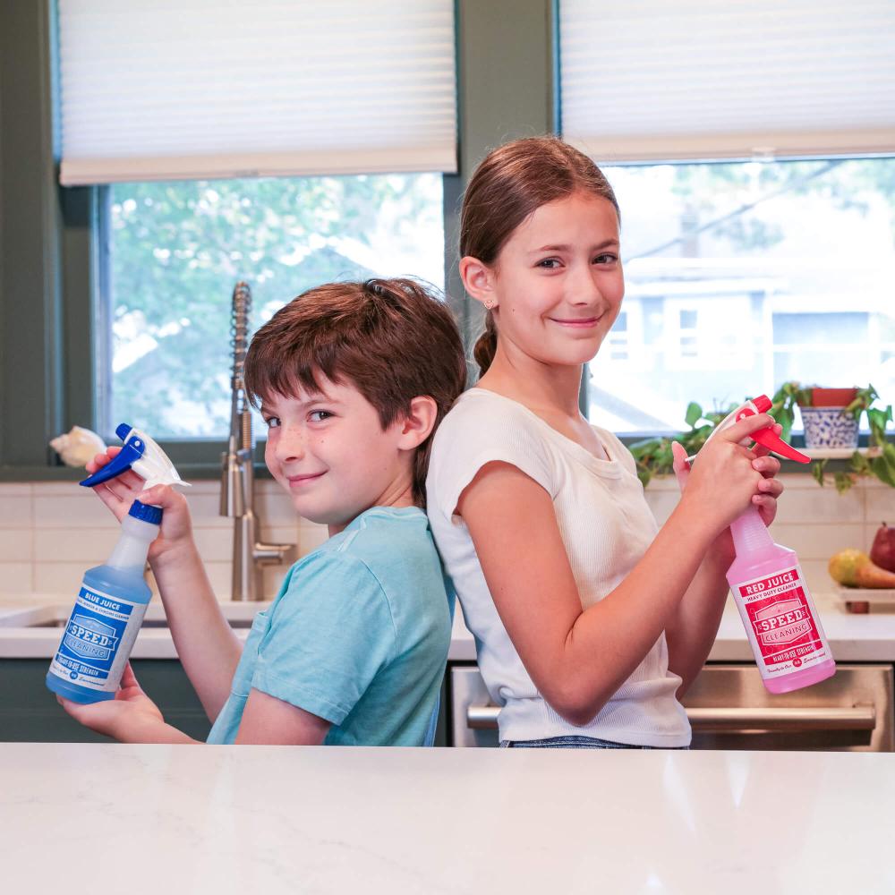 Kid friendly, eco-friendly cleaners safe to use around kids and pets