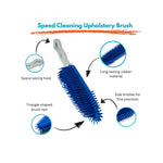 Speed Cleaning Upholstery Brush with features highlighted on a white background