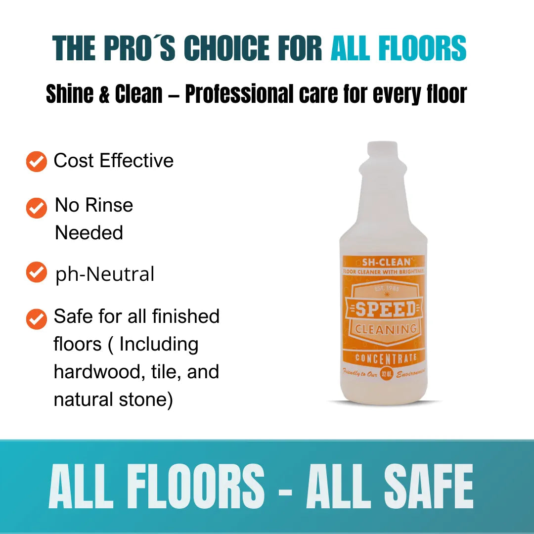 Sh-Clean | pH-Neutral Cleaner for Natural Stone & Hardwood Floors