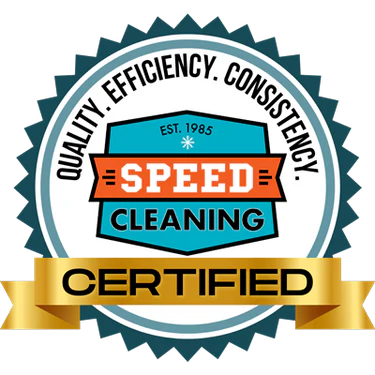 Speed Cleaning "Certified Speed Cleaner" badge