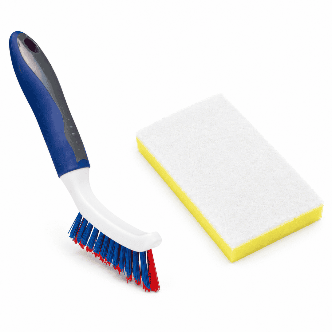 Non-Scratch Sponge + Grout Brush Bundle