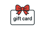 I just want an icon that looks like a card wrapped in a bow and says the words "gift card" on it