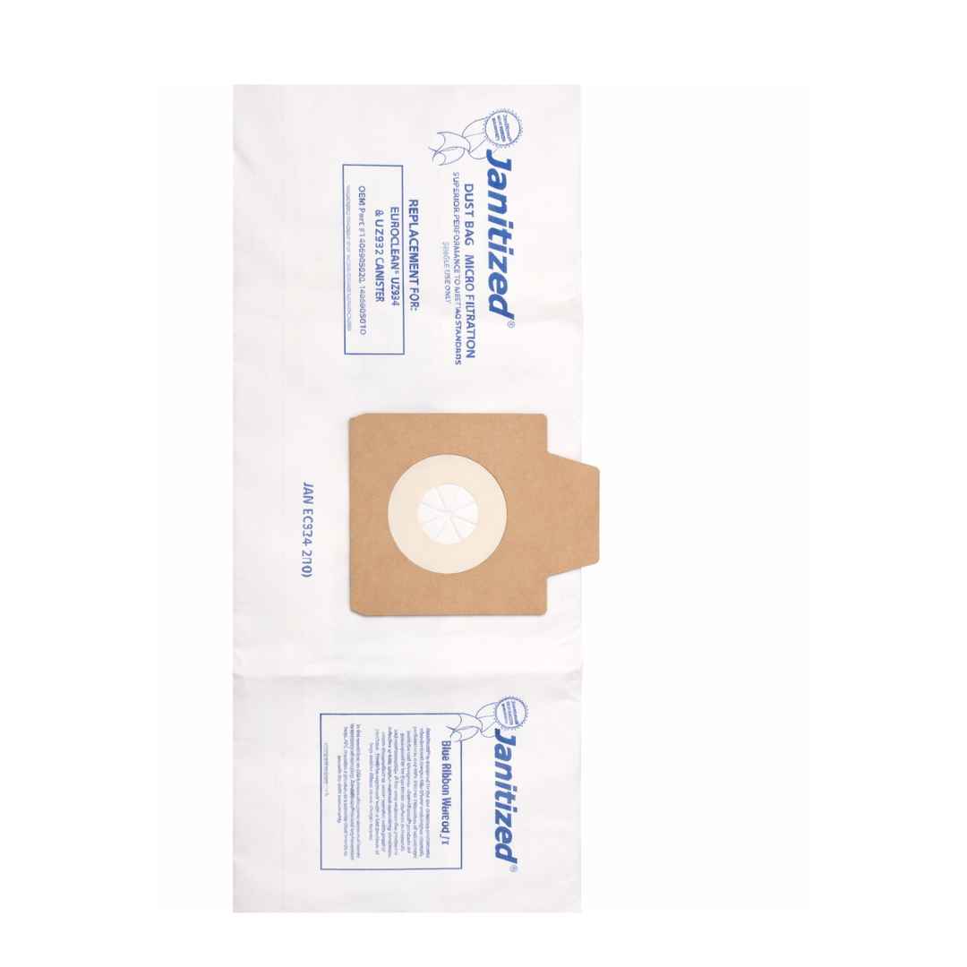 Big Vac Replacement Vacuum Bags with Exhaust Filters