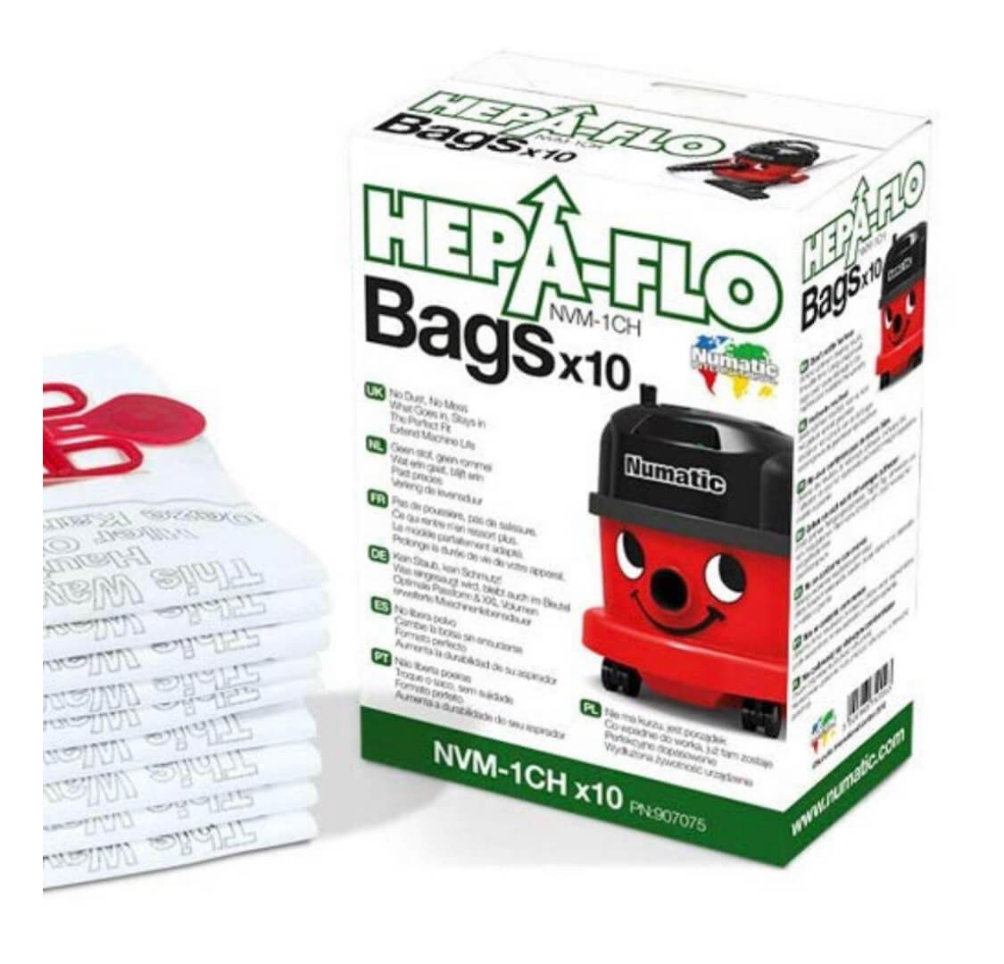 Nacecare Henry And Hetty Vacuum Bags Numatic Hepa-Flo Nvm-1Ch (10 Pack) product image