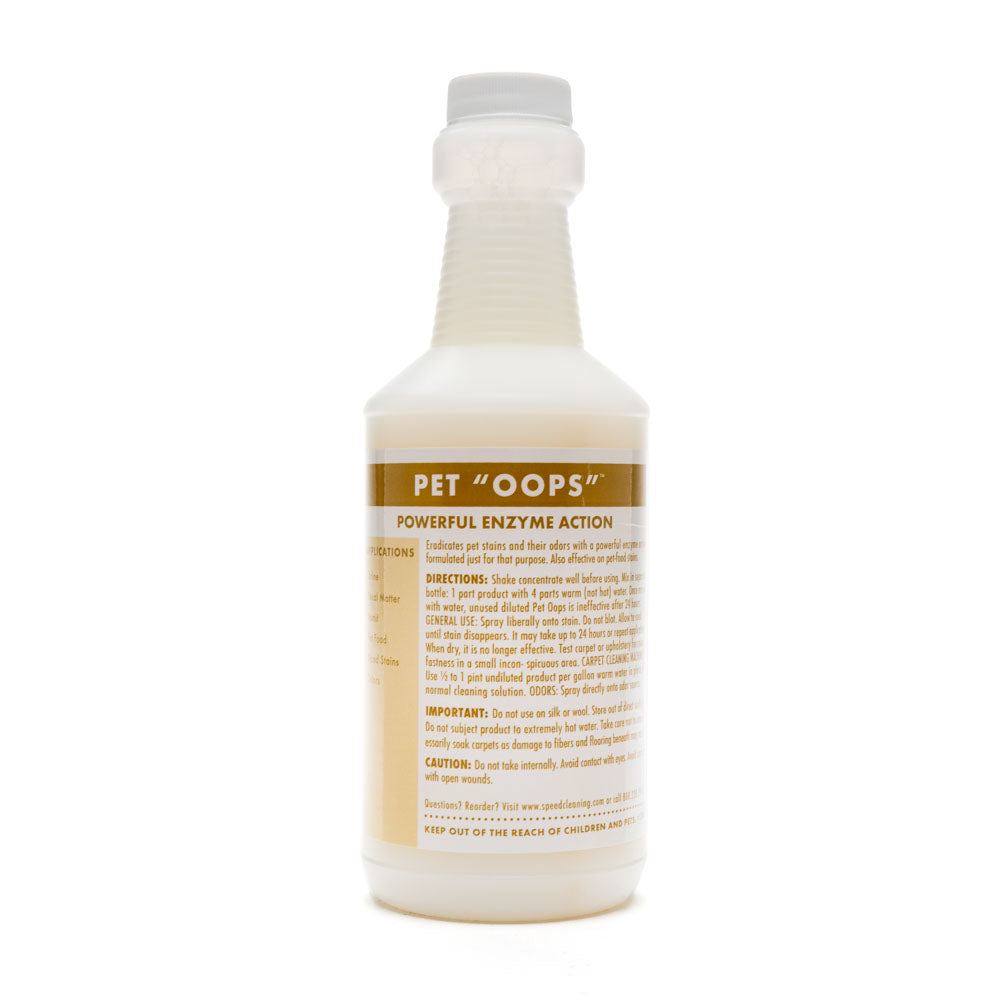 Pet 'Oops' Concentrate (16 Oz.) | Enzyme Cleaner