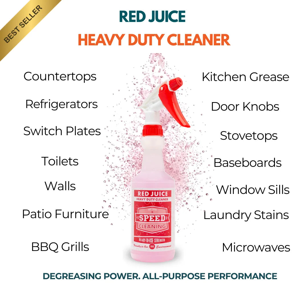 Red Juice | Best Kitchen Cleaner & Degreaser (Non-Toxic, Multi-Surface)
