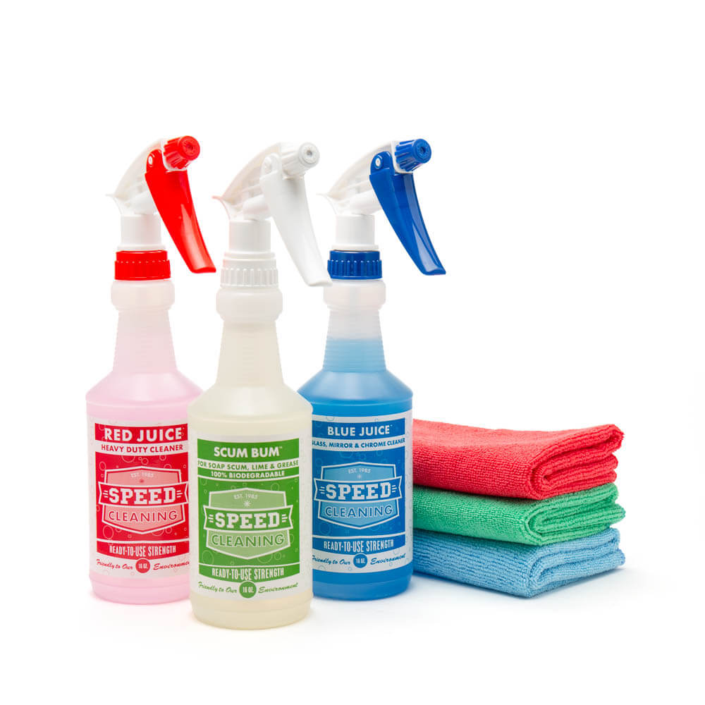 Ready-To-Use Cleaning Bundle | Speed Cleaning™ Non-Toxic Pro Kit