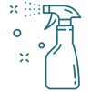 Sprayer icon for "highly concentrated formulas"