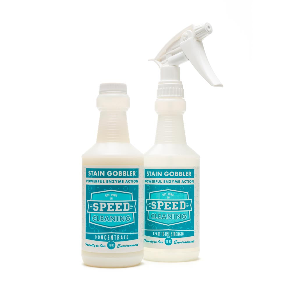 Speed Cleaning™ Stain Gobbler Concentrate (16 Oz.) And Mixing Bottle W/Sprayer