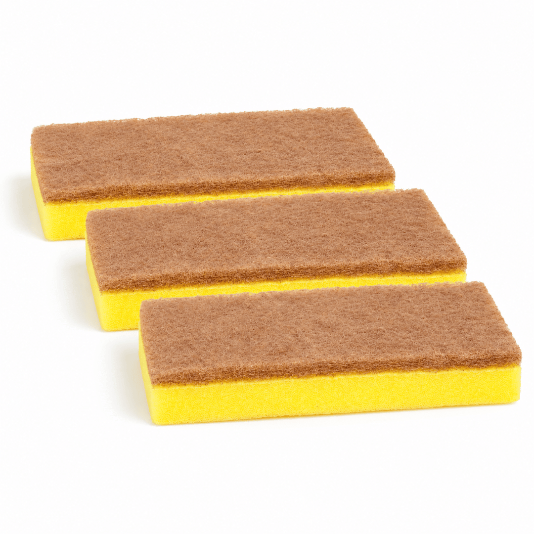 Walnut scrubbing pads, 3 pack