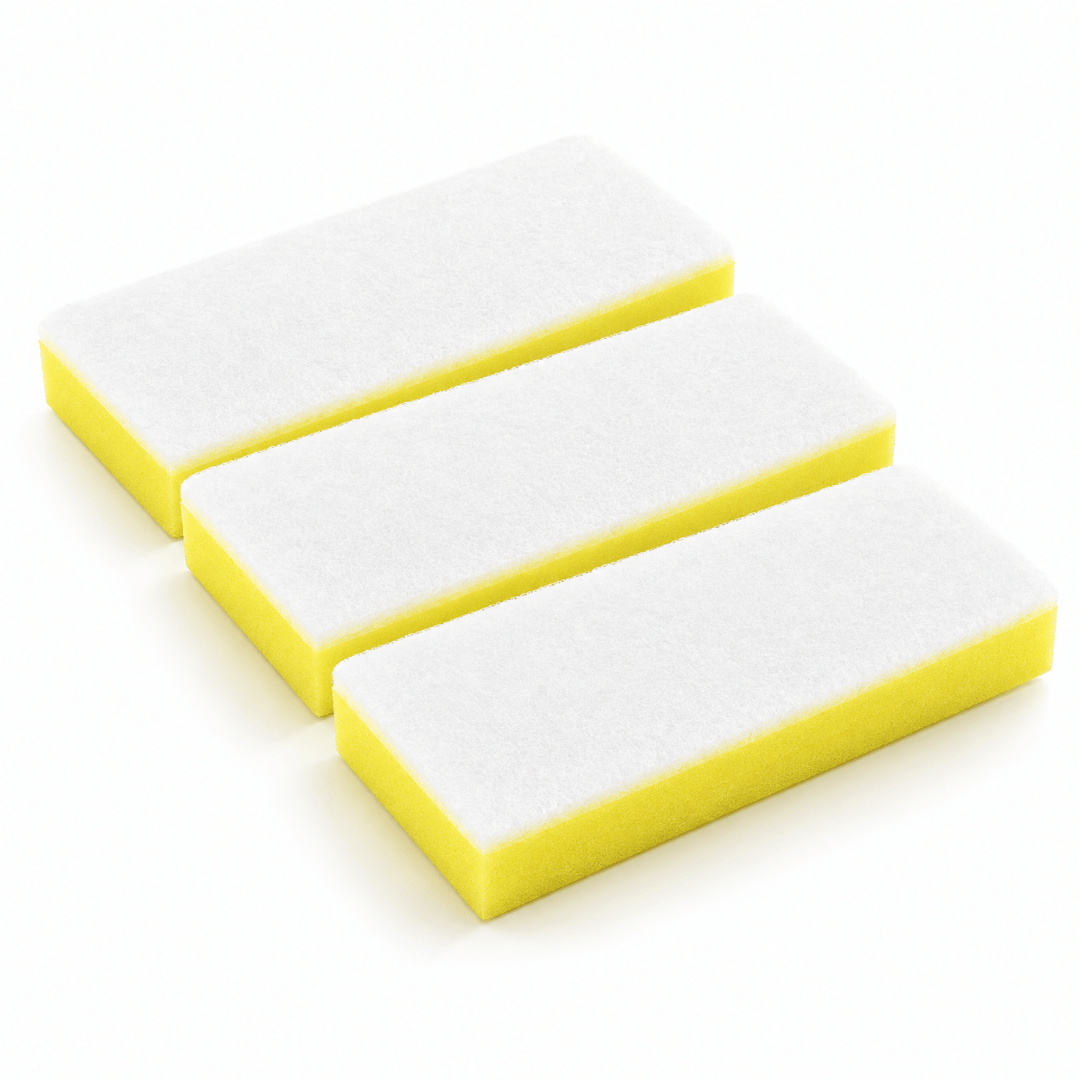 White, Green, & Walnut Cleaning Pads | Scrubbing Sponges